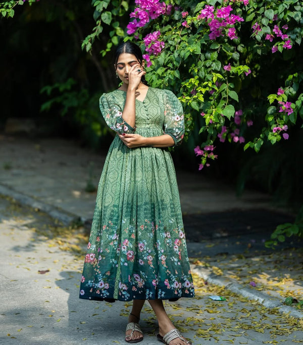KANIKA- LONG WESTERN DRESS