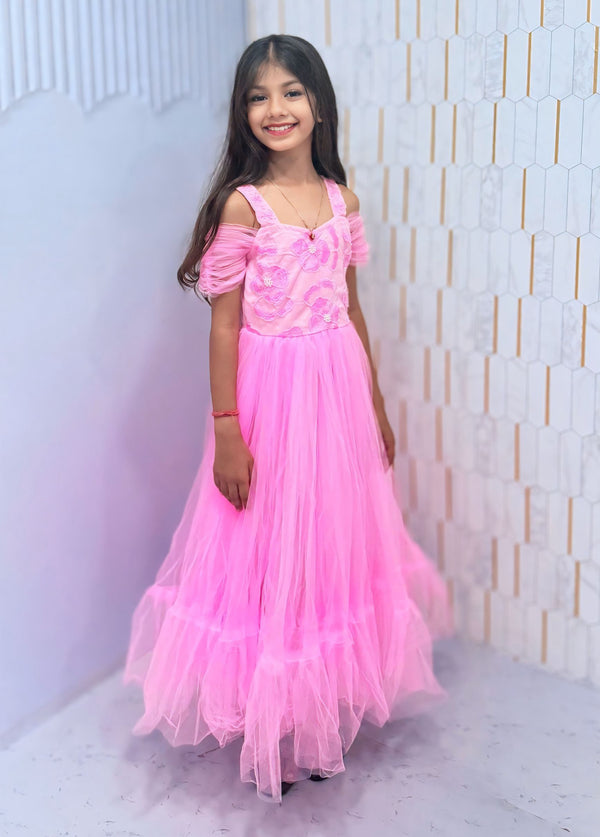 Roma-kids-Long Western Dress