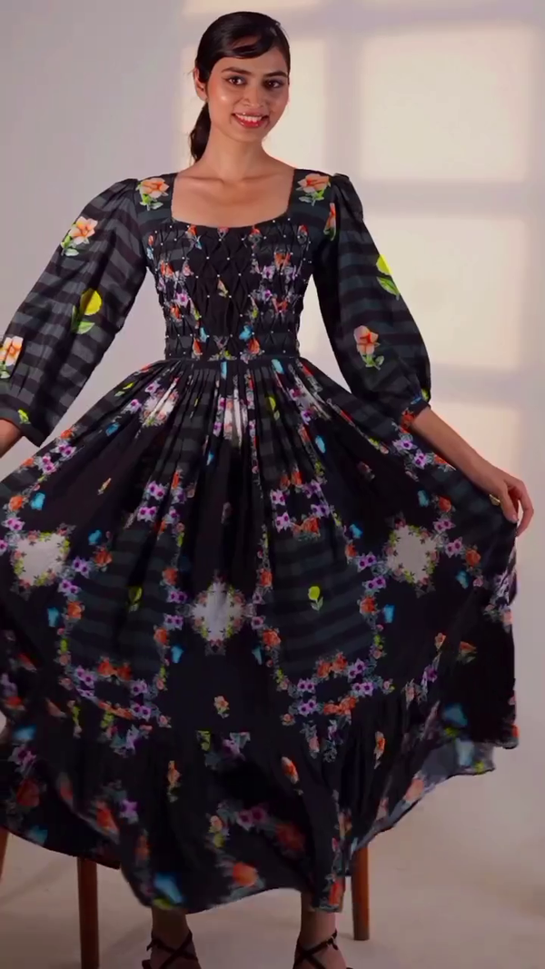 Rusti2-Long Wester Wear Gown